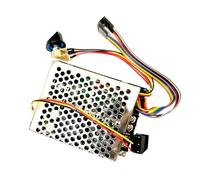 Qcbuegof Contrôleur de vitesse du moteur 0 à 100 % réglable, module d'entraînement 40 A bidirectionnel avant et arrière, régulateur de vitesse du moteur, contrôle linéaire du potentiomètre
