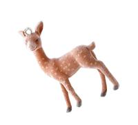 Qcbuegof Flocage 3D cerf tacheté Boucle d ' Oreille breloque résine Pendentif élan de noël pour Porte-clés Collier célébration Festive Bijoux breloque Collier Animal