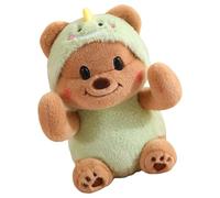Qcbuegof Fun Bear Poupées remplies de beurre Jouet câlin Poupées en coton rempli de solitude Jouet confortable pour filles tout-petits Enfants Animaux en peluche pour adolescents