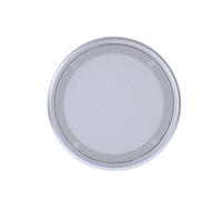 Qcbuegof Haut-parleur en maille métallique Réseaux de refroidissement avec cadre ABS Conception à libération rapide pour woofer de 3 pouces Mesures de protection Haut-parleur à support rapide Grille