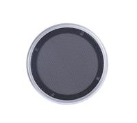 Qcbuegof Haut-parleur en maille métallique Réseaux de refroidissement avec cadre ABS Conception à libération rapide pour woofer de 3 pouces Mesures de protection Haut-parleur à support rapide Grille