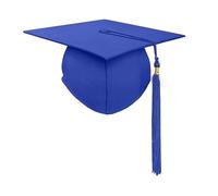 Qcbuegof Joli chapeau de remise de diplôme à franges unisexe avec fermeture pour l'obtention d'un diplôme - Décoration cosplay pour adultes et enfants