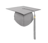 Qcbuegof Joli chapeau de remise de diplôme à franges unisexe avec fermeture pour l'obtention d'un diplôme - Décoration cosplay pour adultes et enfants