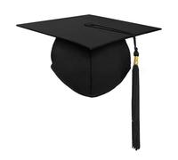 Qcbuegof Joli chapeau de remise de diplôme à franges unisexe avec fermeture pour l'obtention d'un diplôme - Décoration cosplay pour adultes et enfants