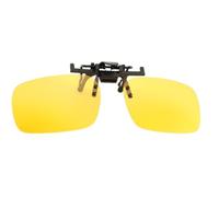 Qcbuegof Lunettes de lecture légères à clip sur verres filtrants pour hommes et femmes pour la conduite de nuit et clip polarisé sportif sur l'objectif, Jaune polarisé, Taille unique