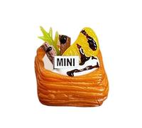 Qcbuegof Miniature réaliste Pâtisserie Danoise Échelle 1/12 Poupées Accessoires Maison Portable Pour Jeux Créatifs Et Décoration Poupée Bonbons