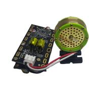 Qcbuegof Mise à niveau pour les circuits imprimés avancés avec cartouches de microphone de 34 mm Tête de pic sonore pour l'enregistrement professionnel des émissions de production