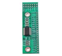 Qcbuegof Module d ' Extension GPIO MCP23017 I2C 16 canaux, Carte d ' Extension PCB compacte 65 x 19 mm avec Broches étiquetées VCC GND SCL SDA pour Les constructions de contrôle de prototypes