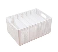 Qcbuegof Organiseur pliable avec plusieurs compartiments pour sous-vêtements, boîte de rangement et de tri pour la maison, la salle de bain, outil de rangement pliable