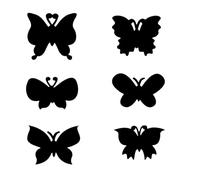 Qcbuegof Papillon Scratch Peinture Papier pour Enfants Peinture Arc-en-ciel Croquis Marque-page Bricolage Images à gratter 48 pièces Kits de peinture à gratter