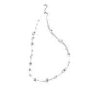 [Qcbuegof] Parure de bijoux élégants en forme de goutte de rosée en cristal pour femme et adolescente Collier réglable pour mariage ou fête, フリーサイズ, Comme décrit, Pas de gemme