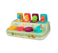 Qcbuegof Planche d'activité sensorielle pour tout-petits - Effet de cause - Apprentissage des compétences de la main des enfants - Pour enseigner les tout-petits - Jouet amusant pour bébé