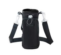 Qcbuegof Porte-gobelet pratique en nylon - Porte-gobelet tendance - Porte-bouteille antidérapant - Cadeau pour les professionnels occupés, Noir , Taille unique
