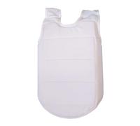 Qcbuegof Protection de poitrine Karaté Taekwondo Protection de la poitrine Boxe Haut du corps Protection des côtes abdominales pour enfants 6-12 ans Kickboxing Arts martiaux Polyester Protection de