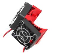 Qcbuegof Refroidissement avec deux ventilateurs pour moteurs de voiture 1/8 4074/4274/1515. Conception améliorée de dissipation de la chaleur. Double moteur de ventilateur