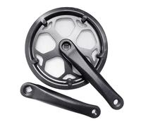 Qcbuegof Support de vélo pliant Anneau de chaîne 52T/48T/40T Vélo de route Pédalier Pédalier Changement de chaîne de vélo pliant Pièces de rechange Alliage d'aluminium Vélos Pignon à manivelle
