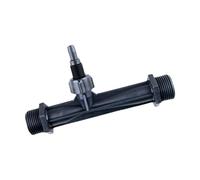Qcbuegof Tube d'injecteur en plastique noir polyvalent pour engrais de jardin - Arrosage à haute efficacité de mélange - Fertilisation facile à utiliser