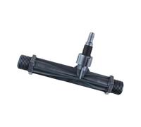 Qcbuegof Tube d'injecteur en plastique noir polyvalent pour engrais de jardin - Arrosage à haute efficacité de mélange - Fertilisation facile à utiliser