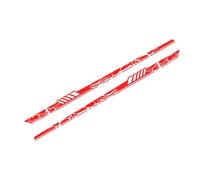 QccHieUs 2 Autocollants pour Voiture, Décalcomanies, Autocollants Latéraux pour Carrosserie, Garniture de Coffre, Rouge