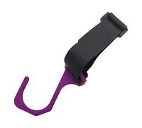 QccHieUs Crochet de Volant de Voiture, Crochet Universel à Dégagement Rapide en Alliage D'aluminium, Crochet de Volant de Véhicule, à Suspendre, Violet