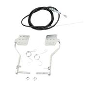 QccHieUs Pédales de Karting, Câble D'accélérateur Utilitaire Robuste avec Ressort de Rappel pour Karts, Trikes de et Road, avec Câble