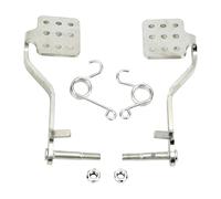 QccHieUs Pédales de Karting, Câble D'accélérateur Utilitaire Robuste avec Ressort de Rappel pour Karts, Trikes de et Road, sans Câble