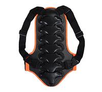 QccHieUs Protection Dorsale pour Enfants, Coussinet de Protection pour Snowboard, équitation, Sport, Le Noir, M