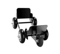 QccHieUs Remorque de Déplacement Dispositif d'Assistance Traction Outil de Réparation Pneu Crevé Acier Robuste Roue Silencieuse Maniabilité Flexible