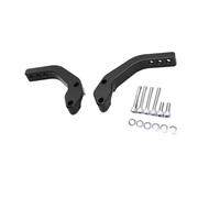 QccHieUs Support de Protège-Mains de Motocross Universel, Stable et Performant, Installation Facile, Fixation pour Guidon, 28mm Noir