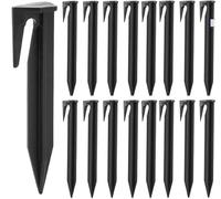 Qcdou Piquet Fil Robot Tondeuse, 100 Pièces Accessoires de Tondeuse à Gazon, Pointes de Sol, Clous pour Tondeuses à Gazon Robotisées/Tente/Camping(B)