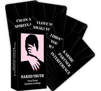QCFQCF Cartes Love Oracle, Deck Oracle de vérité nue, cartes Soulmate Oracle pour débutants, parfaites pour les lectures de flamme jumelle et d'âme sœur
