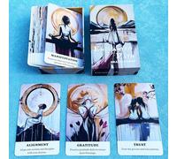 QCFQCF Cartes Oracle The Enchanted Path - Cartes Oracle pour débutants, Amour de soi et croissance spirituelle - Jeu de tarot de guidage inspirant - Déverrouillez votre magie intérieure