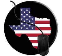 QCFW Tapis de Souris Drapeau des Etats Unis du Texas Forme L'État du Texas Mousepad Tapis de Souris Gaming Base en Caoutchouc Antidérapante Résistant à Usure Img1661