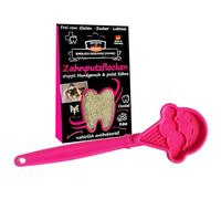 Qchefs Lick Stick & Soin dentaire pour chats comme tapis à lécher et friandises pour l'entraînement contre le stress et pour apaiser les dents sans brosse, également pour chatons