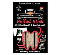 QCHEFS Puffed Sticks | Chien Combattants de Plaque | Pas de Gluten | Dentaire allergiques | Contre Le tartre | Fromage Blanc