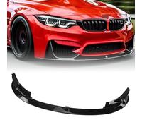 QCHHCDSC Auto Becquets Avant pour BMW F80 M3 F83 F82 M4 2015-2020,Lame de Pare-Chocs Avant Anti-Collision Lame Séparation Inférieure Protection Accessoires,Glossy Black