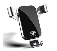 QCHIAN Support Telephone Voiture pour Alfa Romeo Giulia Stelvio Sportiva Mito Giulietta, Porte Téléphone Voiture Rotatif à 360°, Support Téléphone Grille Aeration Portable Stable pour Automobile
