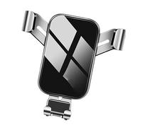 QCHIAN Support Telephone Voiture pour Honda Civic 11th Generation 2022-2023, Porte Téléphone Voiture Rotatif à 360°, Support Téléphone Grille Aeration Portable Stable pour Automobile,B Silver