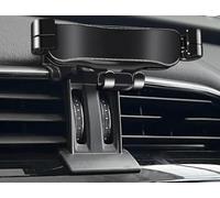 QCHIAN Support Telephone Voiture pour Jaguar F-Pace 2018-2023, Porte Téléphone Voiture Rotatif à 360°, Support Téléphone Grille Aeration Portable Stable pour Automobile,A Black 2018~2020