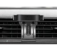 QCHIAN Support Telephone Voiture pour Skoda Fabia 2015 2016 2017 2018 2019-2023, Porte Téléphone Voiture Rotatif à 360°, Support Téléphone Grille Aeration Portable Stable pour Automobile,A Black