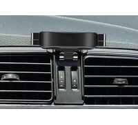 QCHIAN Support Telephone Voiture pour Volkswagen Polo 2011-2023, Porte Téléphone Voiture Rotatif à 360°, Support Téléphone Grille Aeration Portable Stable pour Automobile,A Black 2011~2018