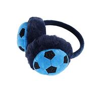 Qchomee Enfants Cache-oreilles Hiver Cache Oreille Peluche Chaud Motif Football 3D Mignon Chauffe-oreilles Epais Anti-froid Cache-oreilles Ski Snowboard Earmuffs Fille Garçon Bleu Royal 24 mois