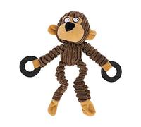 Qchomee Jouet pour Chien Durable Jouet en Peluche Grinçant pour Chien Jouet à Mâcher pour Chiot Jouet d'Entraînement des Dents Jouets à Couinement Mignon Jouet Interactif pour Petit Moyen Grand Chien