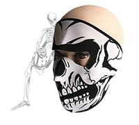 QCHOMEE Masque Cagoule Moto Coupe Vent Tour de Cou Nez Oreille Protection Solaire Réglable Masque Bouche Visage Sport Chaud Anti-poussière/Froid pour Halloween Vélo Cyclisme Ski VTT Camping Chasse