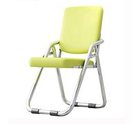 QCKNKMGG Chaise Pliante, Chaise Pliable en métal | Scénario d'utilisation multicolore : salle à manger, bureau, conférence, maison, cuisine, vie.(Green)