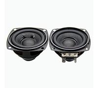 QCKNKMGG conducteur de Haut-Parleur, Lot de 2 Haut-parleurs Large Bande en néodyme 2,5 Pouces 4 ohms 10 W, Noir, 66 x 66 x 37 mm