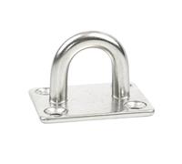 QCKNKMGG Crochets à œil pour plaque à œil de suspension, Crochets à œillet en acier inoxydable 304 avec matériel de montage, argent, 5-12 mm(Type 3,12mm)