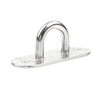 QCKNKMGG Crochets à œil pour plaque à œil de suspension, Crochets à œillet en acier inoxydable 304 avec matériel de montage, argent, 5-12 mm(Type 1,5mm)