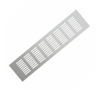 QCKNKMGG Grilles de Ventilation en Alliage d'aluminium, Grille d'aération de 200mm de Large for Le Refroidissement et la Ventilation des armoires à Chaussures(Silver 200x350 mm)
