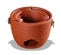 QCKNKMGG Un Vieux Barbecue en Argile, Poêle à Charbon en Argile Rouge for la Cuisson, Le Grillage et Le Chauffage du thé